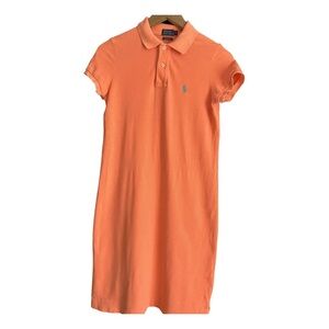 Polo by Ralph Lauren Orange Polo Dress size large